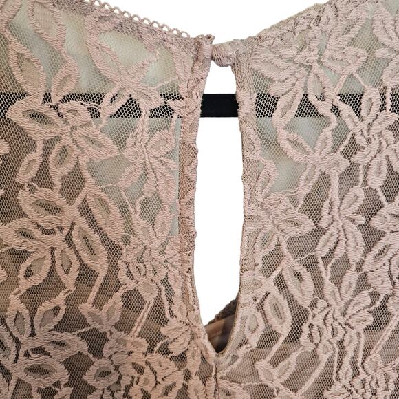 Torrid Dress Lace Dress Skater Dress Knee Length Dress V Neck Dress 2X Pink - Picture 11 of 11